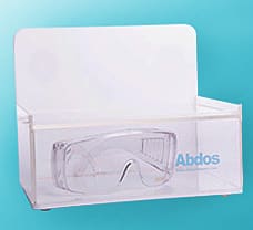 Safety Goggles Box, Acrylic, 23 x 16 x 25 mm, Large
