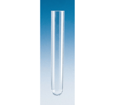 Sample tube (coagulometer), PS, glass clear, 11 x 55 mm