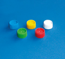 Screw cap (PP) for micro tubes for bulk screw cap, green
