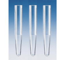 Sedimentation tube, PS, 16 x 105 mm, conical bottom