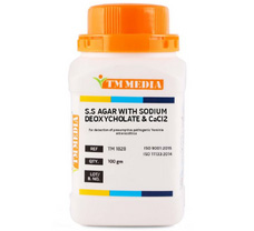S.S AGAR WITH SODIUM DEOXYCHOLATE & CaCl2(SSDC AGAR), 100 gm