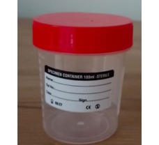 Sterile Specimen Container(100ml), 250 Nos.
