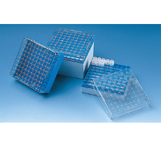 Storage box, PC, for 81 cryogenic tubes 1.2 ml and 2 ml