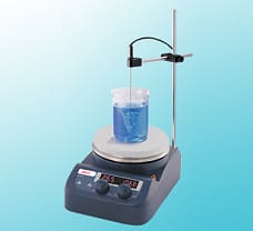 SWIRLTOP-LED Digital Magnetic Stirrer & Hot Plate with support Rod & External Temperature Probe