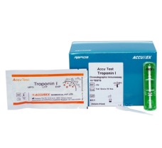 Tnl Troponin I Accurex Rapid Card Test Kit, 10 Tests