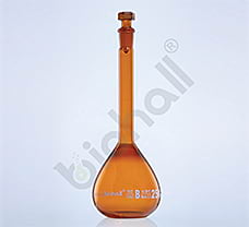 Volumetric Flask, Amber Coloured, Class B, 10 ml