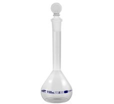 Volumetric Flask, Class A , Capacity 150 ml , Neck Size 14/23 , Tolerance  0.1 ml