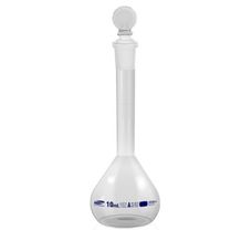 Volumetric Flask, Class A with NABL Certificate , Capacity 10 ml , Neck Size 10/19 , Tolerance  0.025 ml