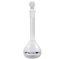 Volumetric Flask, Class A with NABL Certificate , Capacity 2 ml , Neck Size 10/19 , Tolerance  0.025 ml