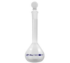 Volumetric Flask, Class A with NABL Certificate , Capacity 25 ml , Neck Size 10/19 , Tolerance  0.04 ml