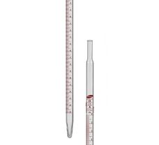 Pipette Graduated, Serological Type, Class A with NABL Certificate ,Capacity 25 mL ,Graduation 0.20 mm