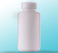 Wide Mouth Bottle Graduated, HDPE, Capacity, 250ml